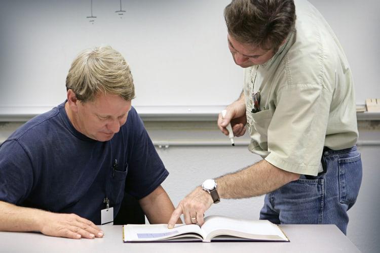 Defense tech professional attending a short course